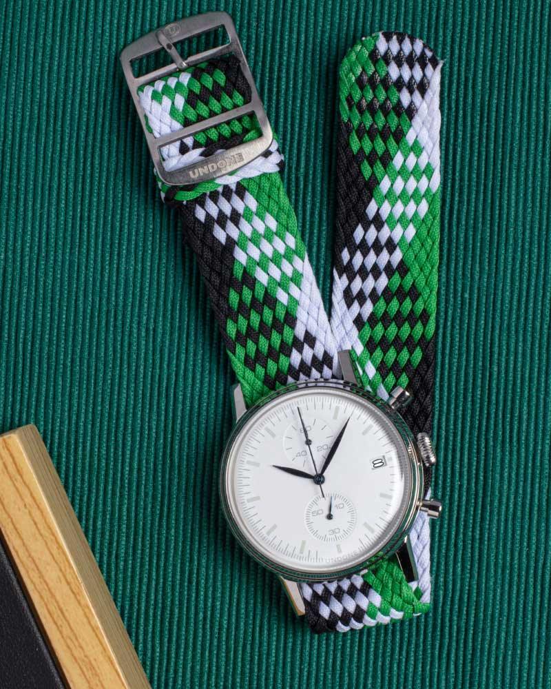 Perlon Pattern Green / Black / White - UNDONE